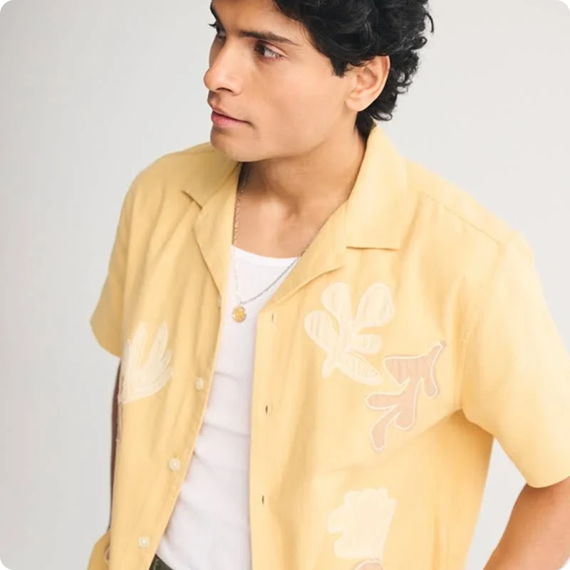 Product photo of a shirt from Abercrombie