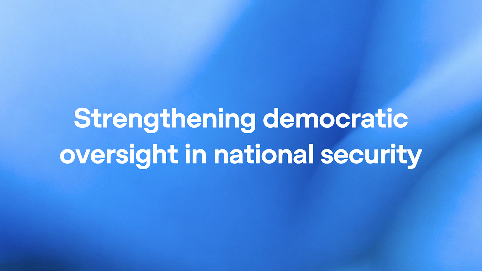 OpenAI Empowers AI Oversight in National Security