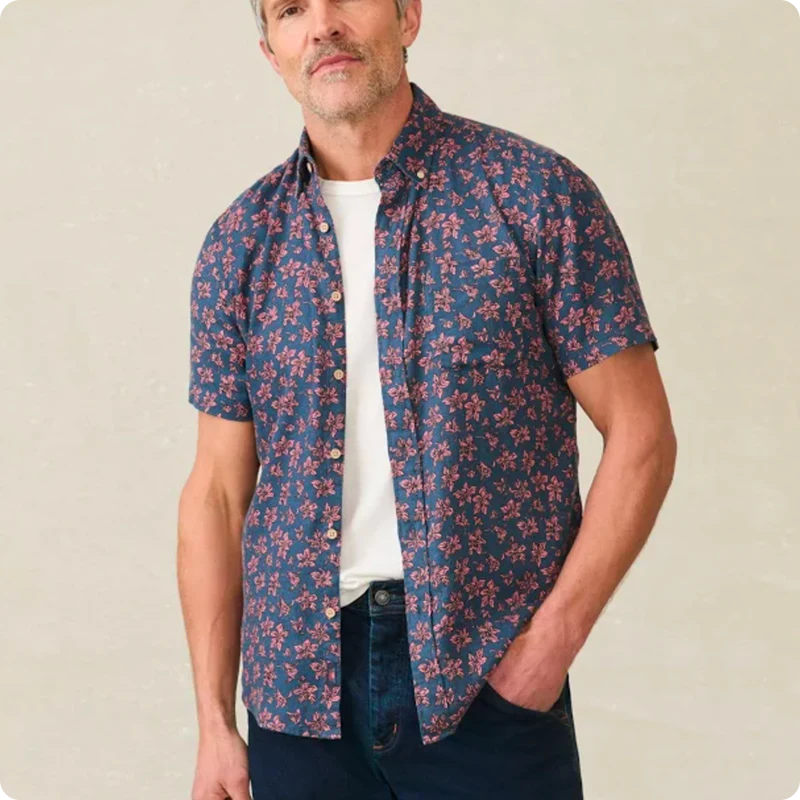 Product photo of a shirt from Faherty