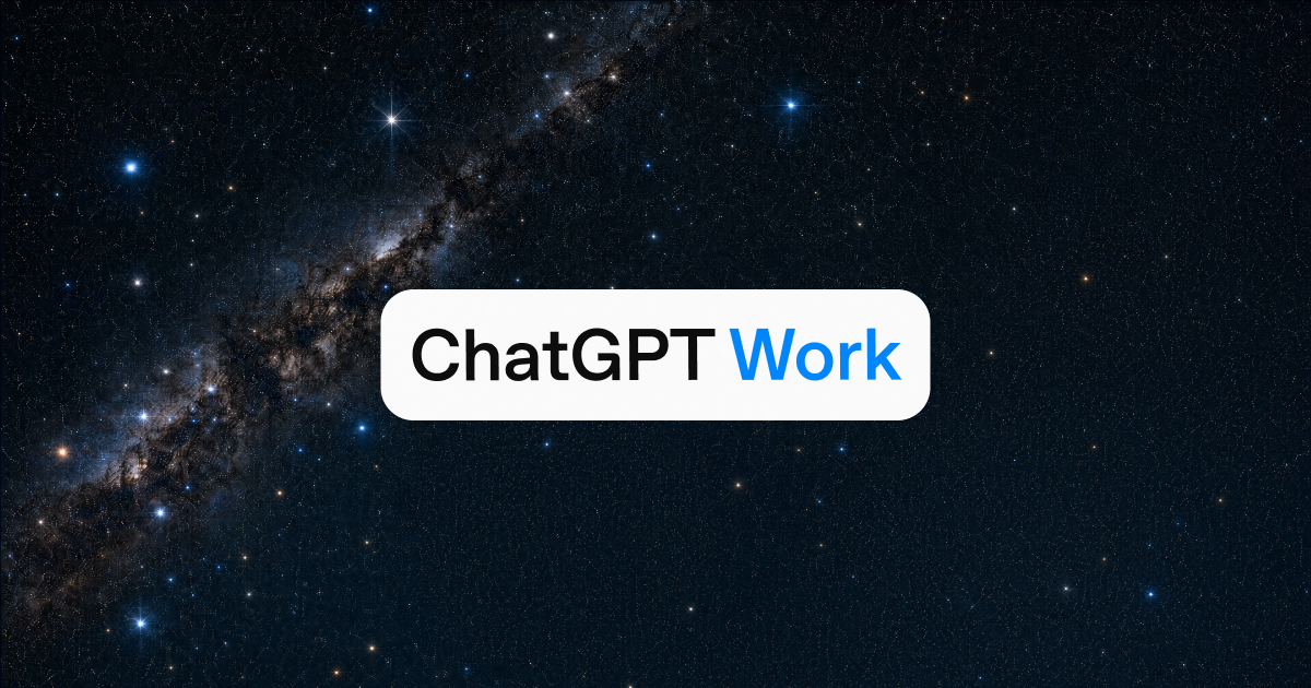 ChatGPT는 이제 가장 야심찬 작업을 위한 파트너입니다