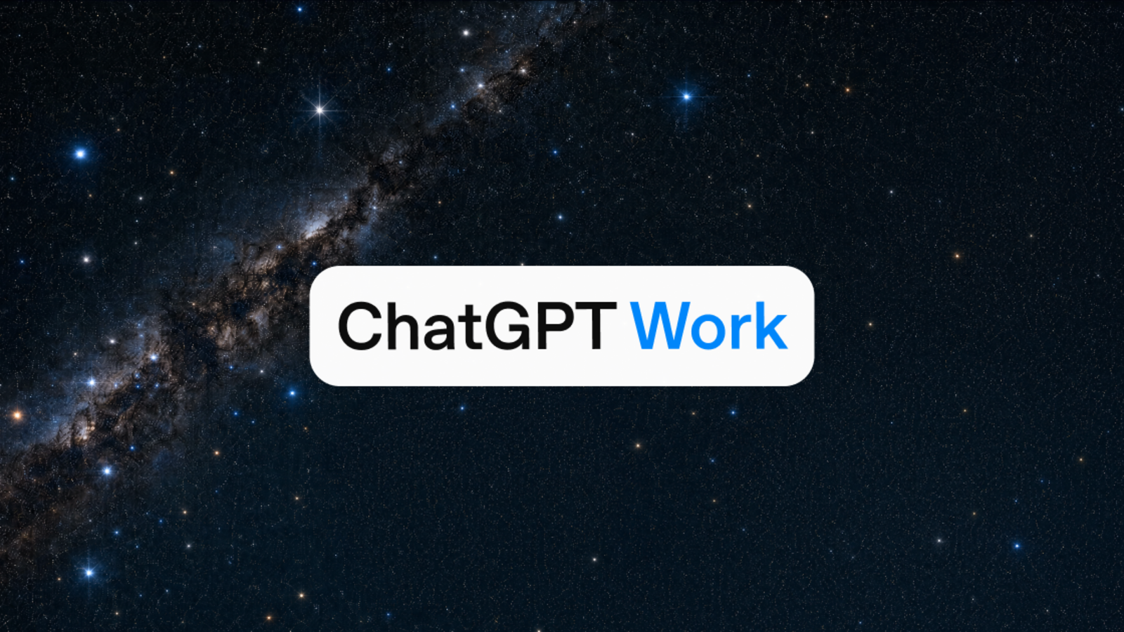 Imagen: OpenAI Imagen de portada del anuncio de ChatGPT Work de OpenAI