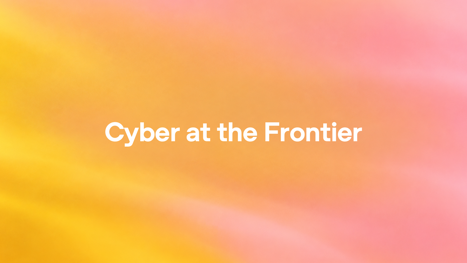 Cyber at the Frontier | OpenAI