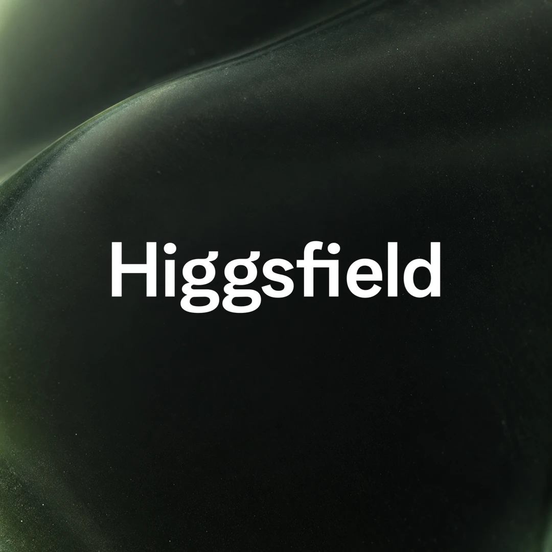 Higgsfield AI customer story art card