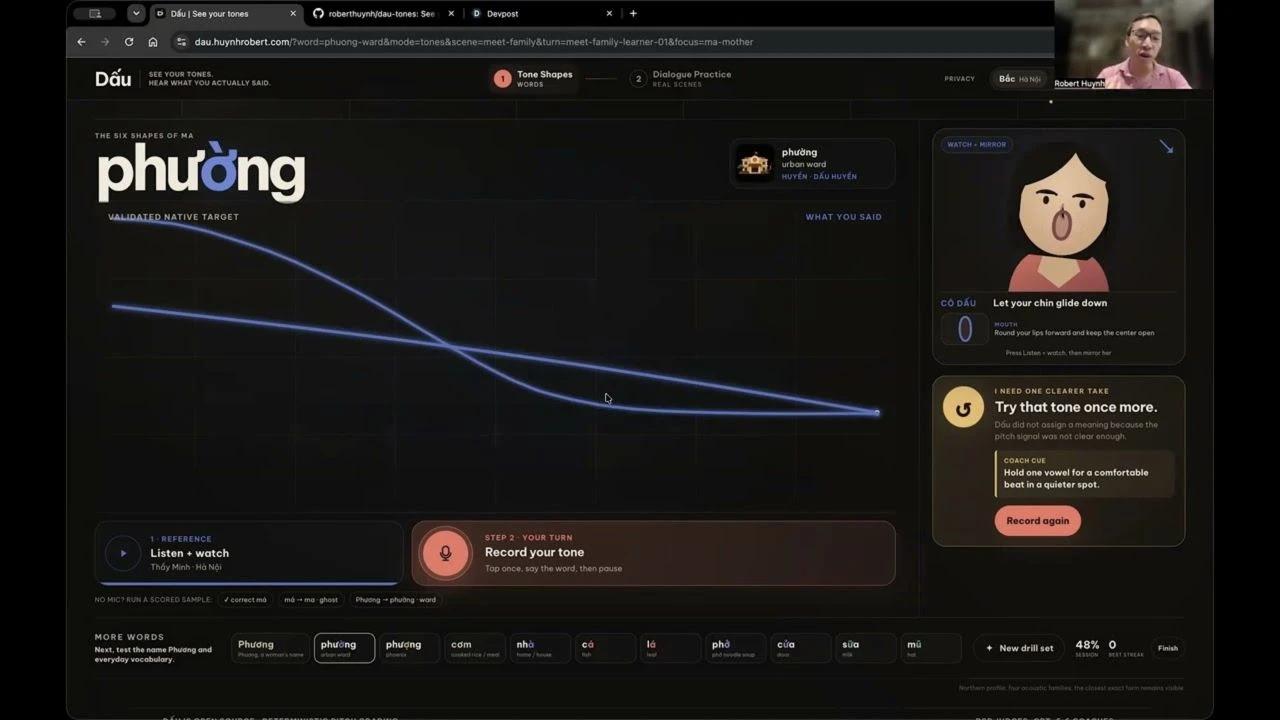 Dấu Build Week winning project screenshot