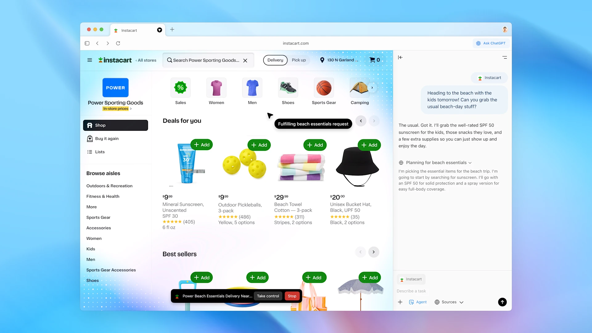 ChatGPT Atlas for Shopping