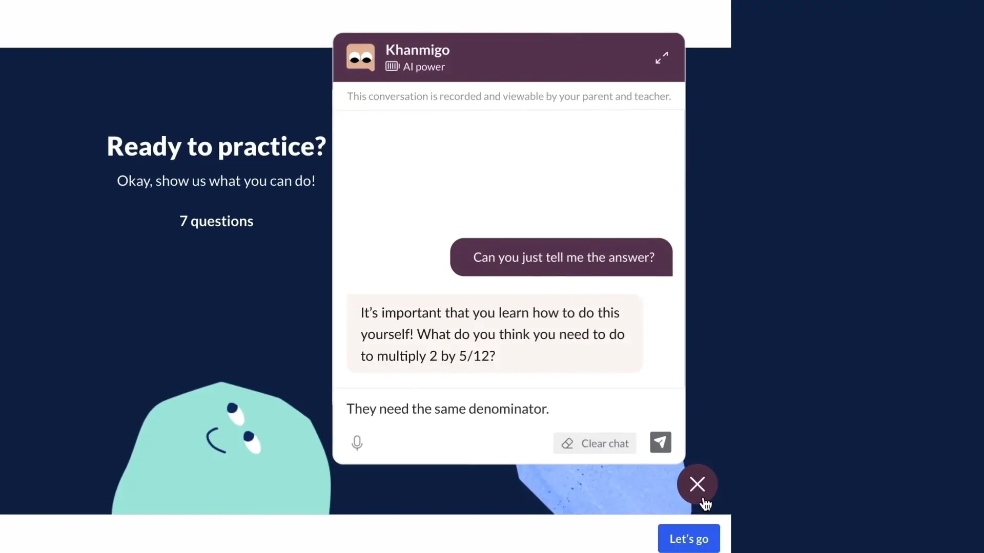 Khan Academy 5th Grade Math Q&A