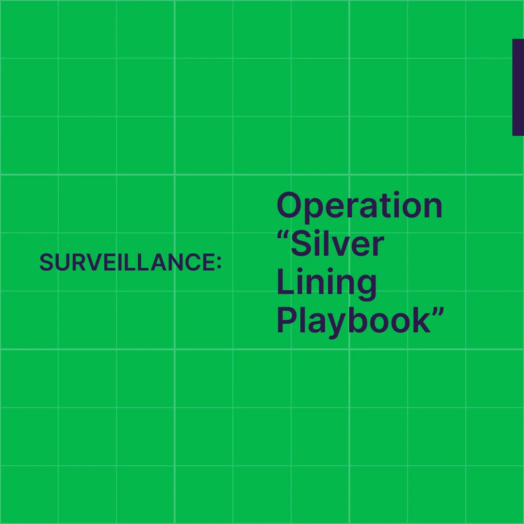 DMUA card image - SURVEILLANCE: Operation "Silver Lining Playbook" - 5EyztnzBrxfmeUwFvj4Yox