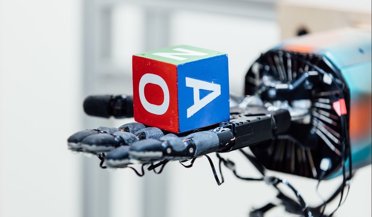 OpenAI using a Shadow Dextrous Hand and RL to solve a Rubiks cube, 2019