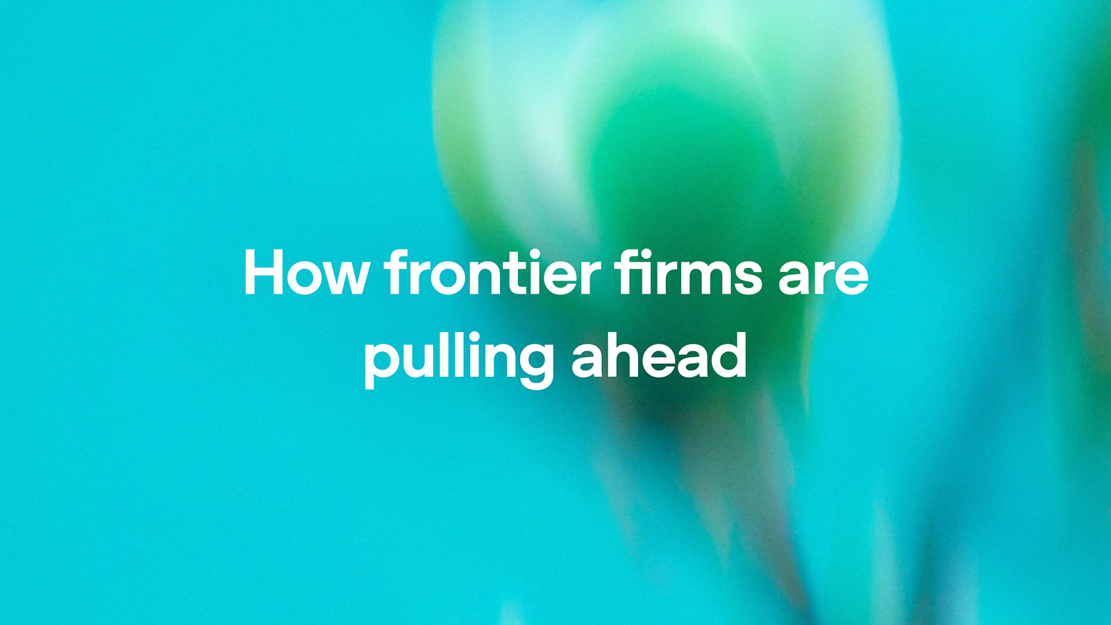 How frontier firms are pulling ahead