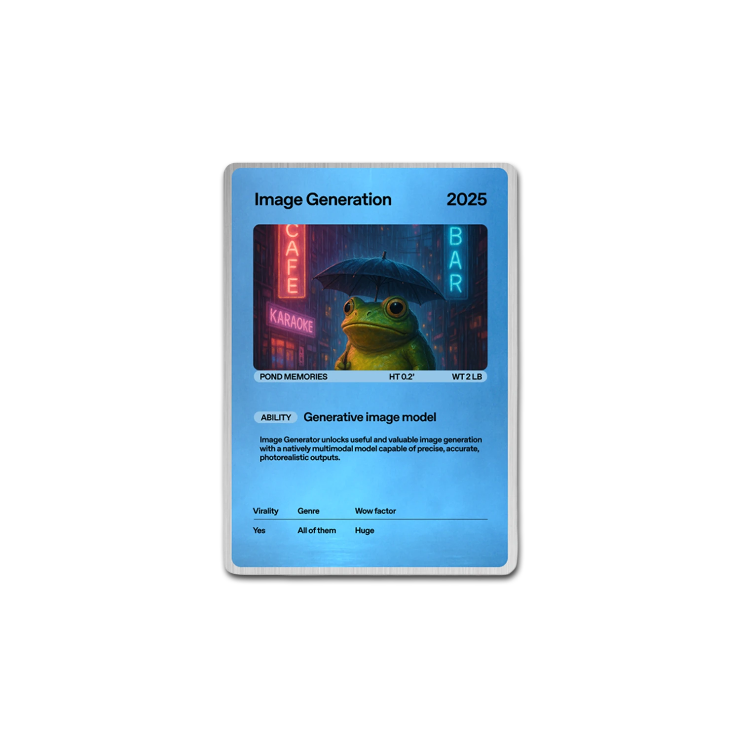 Imagegen Collectible Card
