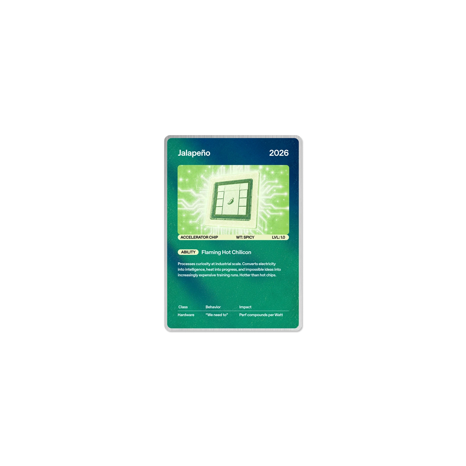 Jalapeno Card