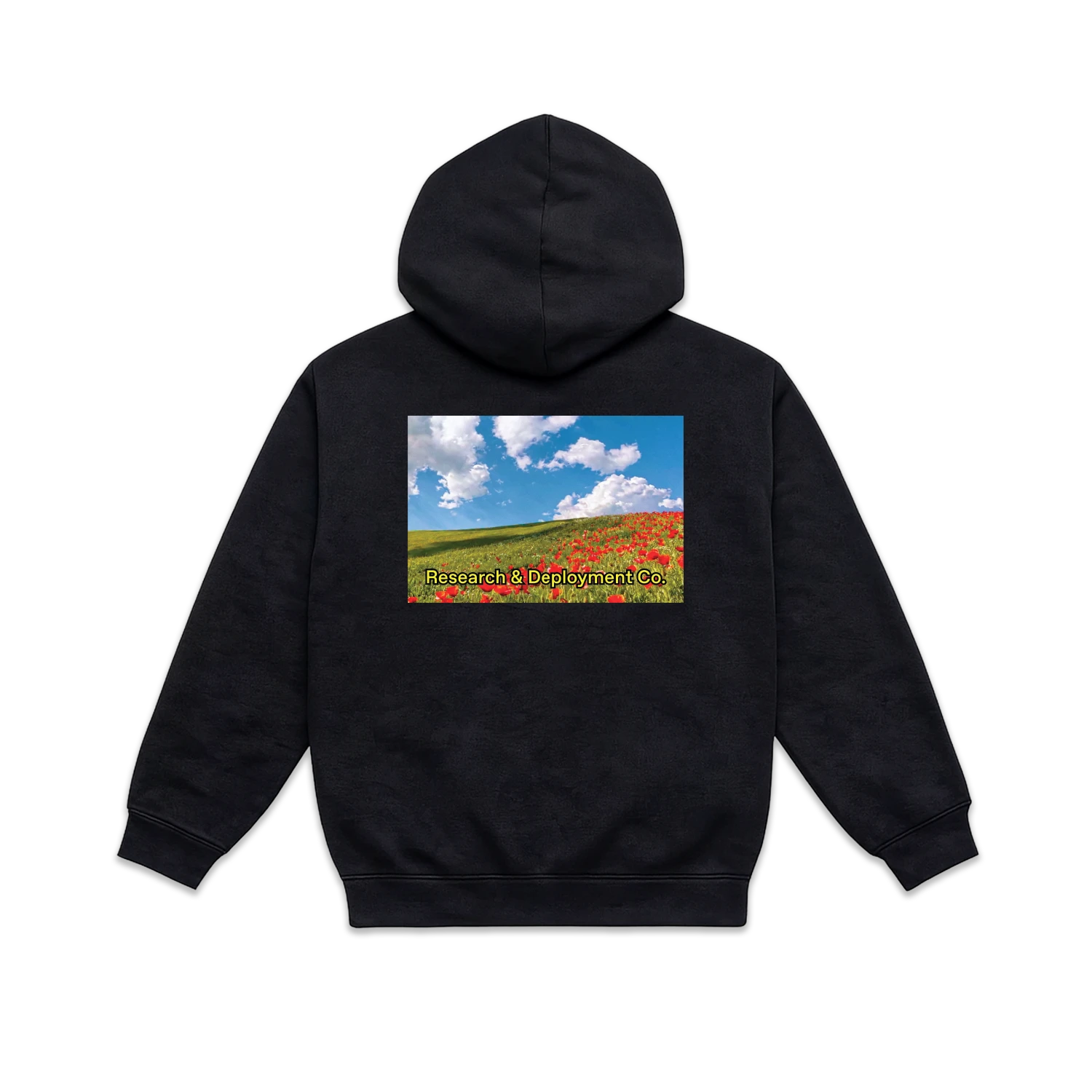 Blue Skies Zip Hoodie (Black)