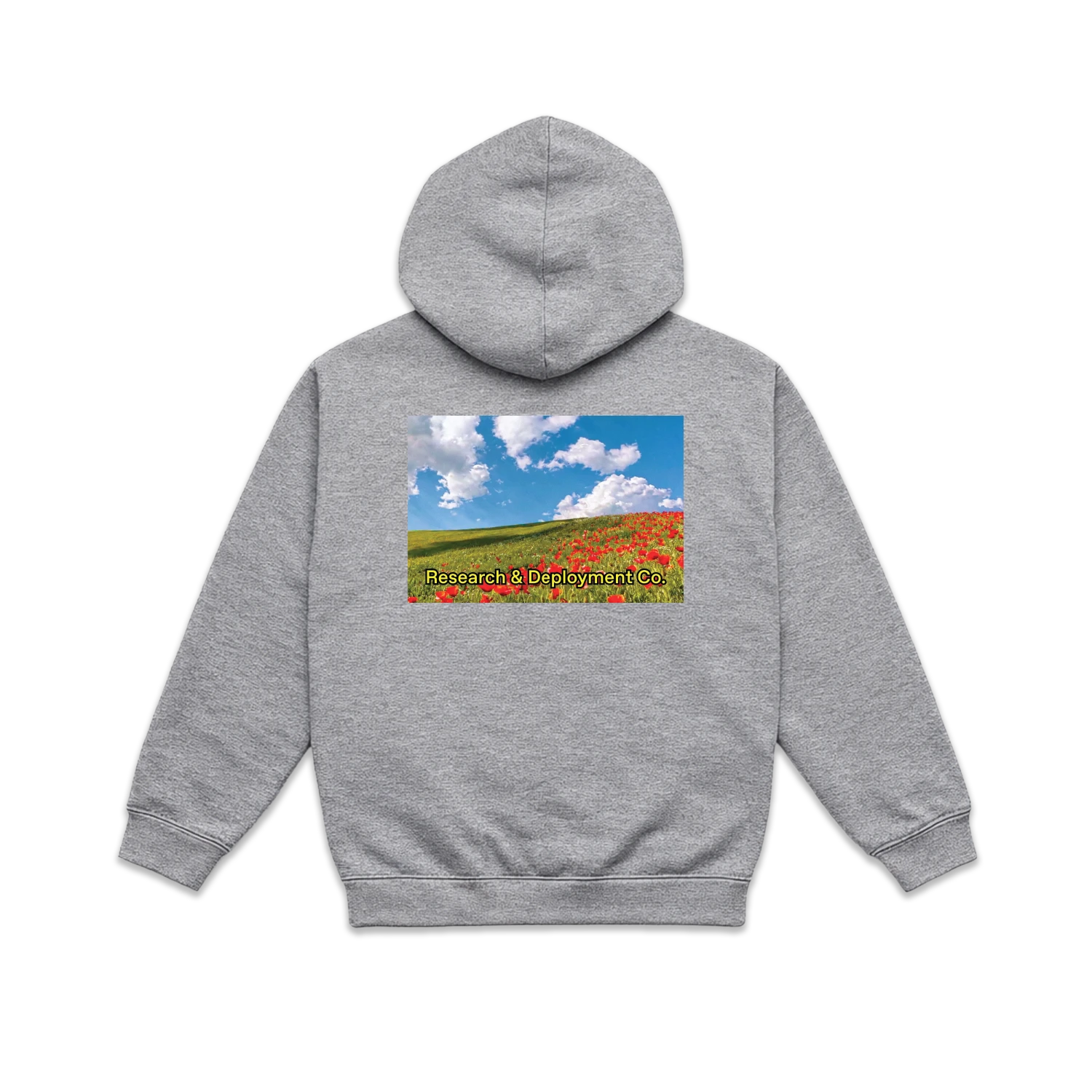 Blue Skies Zip Hoodie (Grey)
