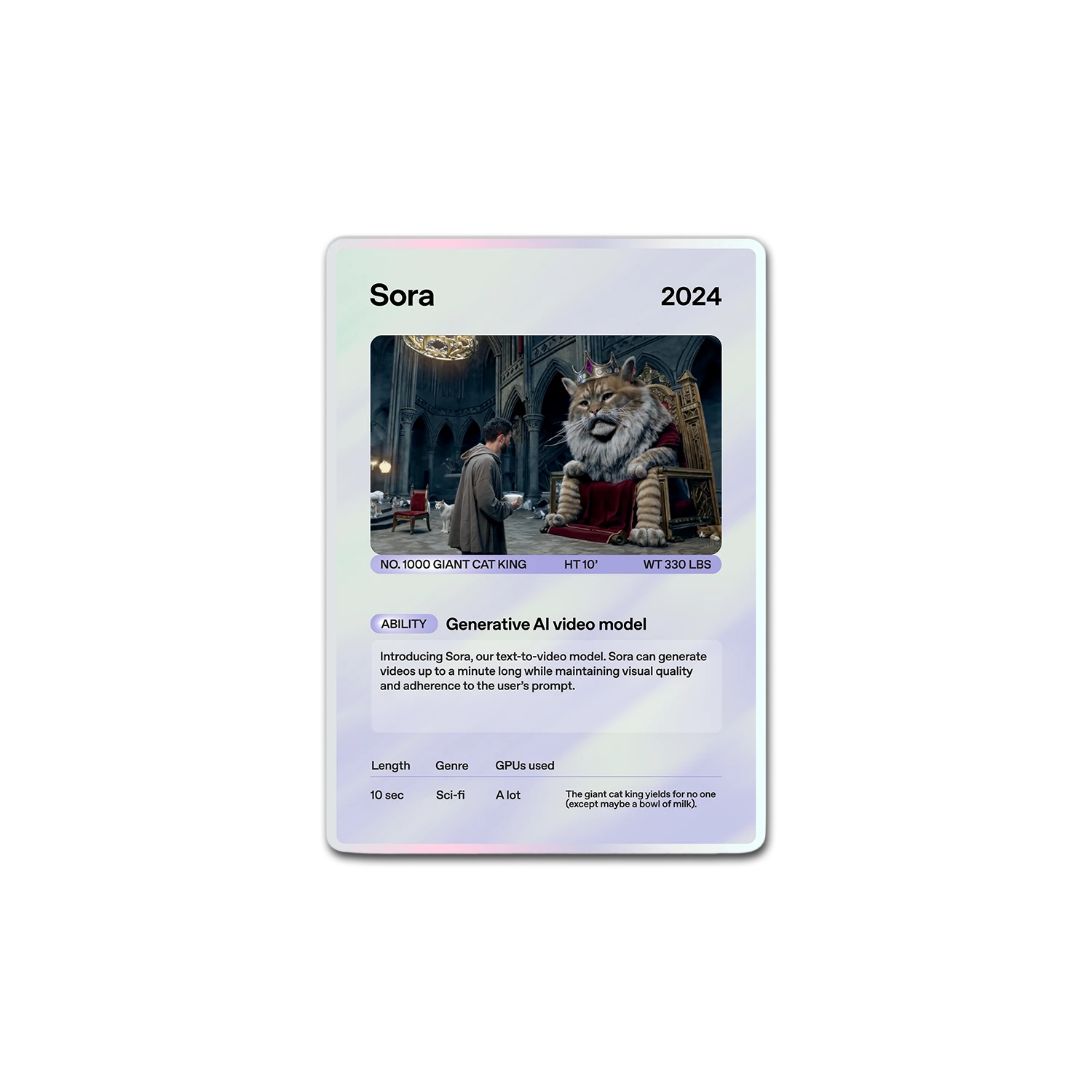 Sora Collectible Card
