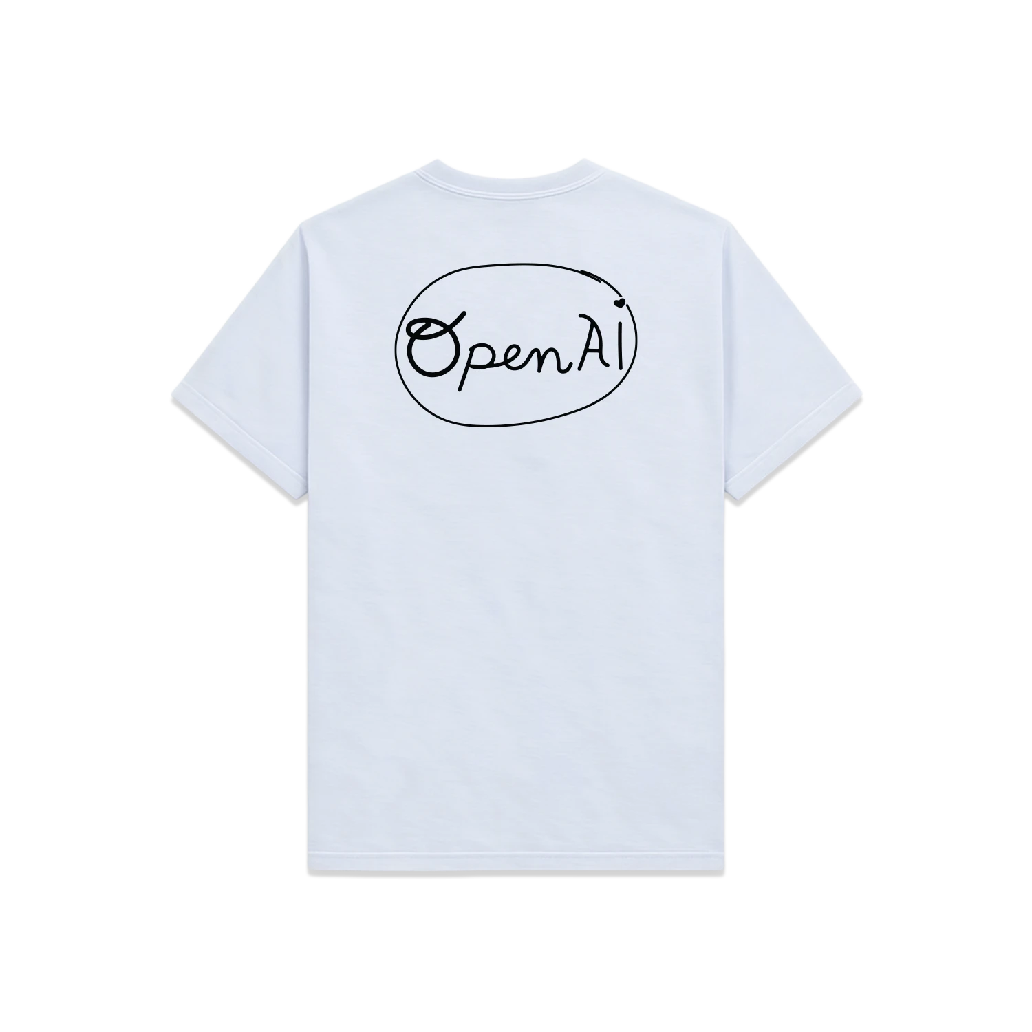 OpenAI Script Tee (Light Blue)