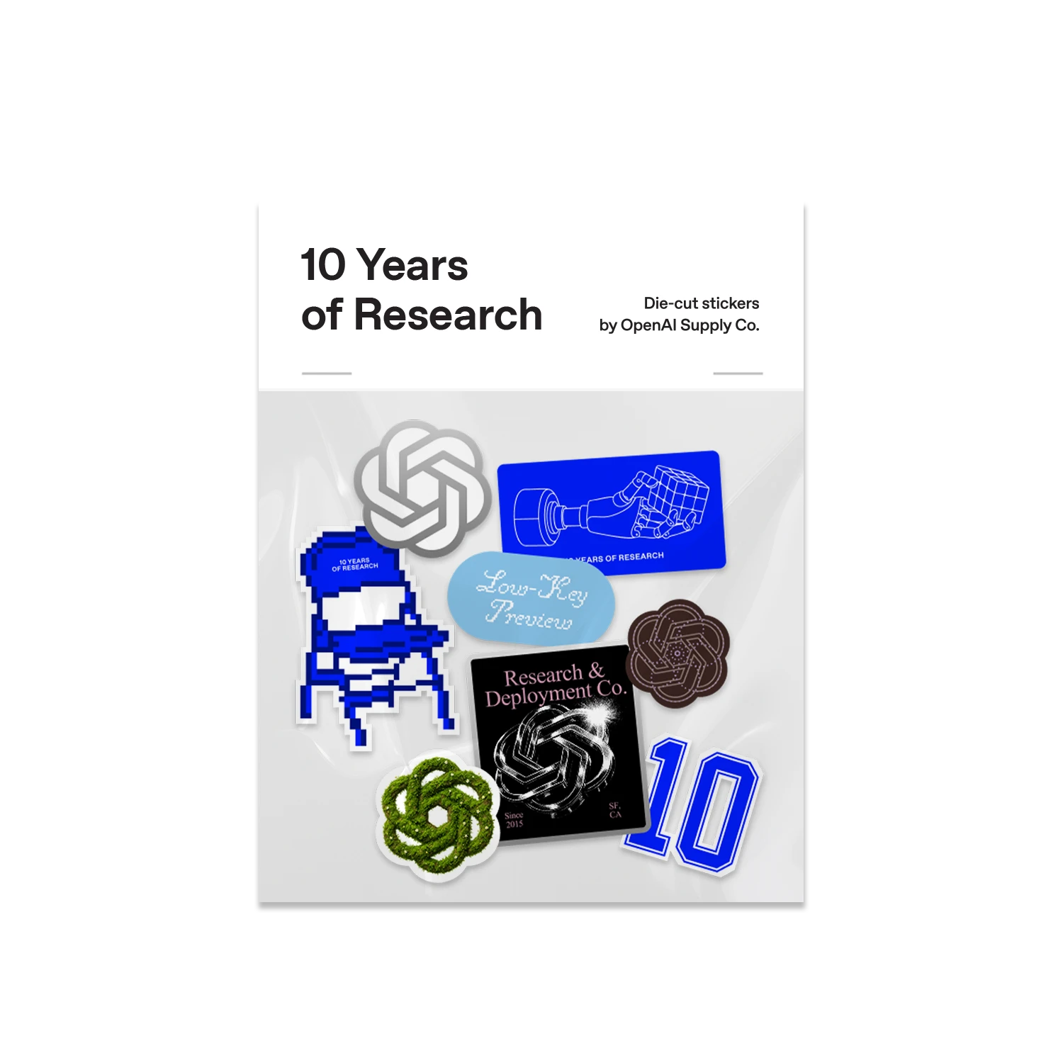 10 Year Sticker Pack