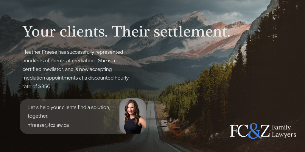 Your clients. Their settlement.