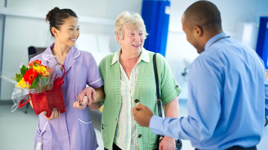 Helpful App — Discharge Home After Hip Arthroplasty (Replacement)