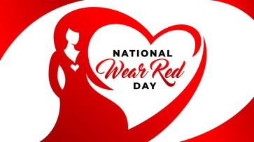 FEBRUARY ONLY: Wear Red! National Wear Red Day