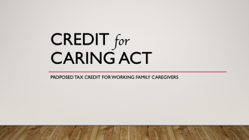 Can the Credit for Caring Act Help Me?