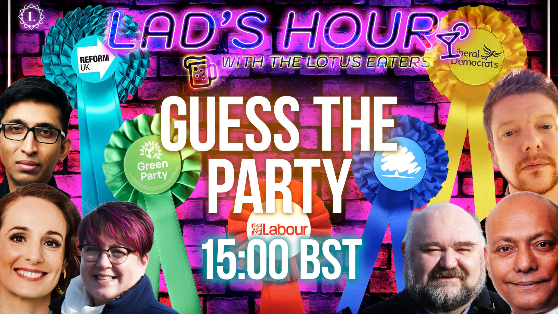 PREMIUM LIVE: Lads Hour #110 | Party Guesser