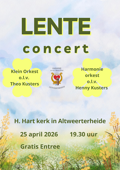 Lenteconcert 25 april