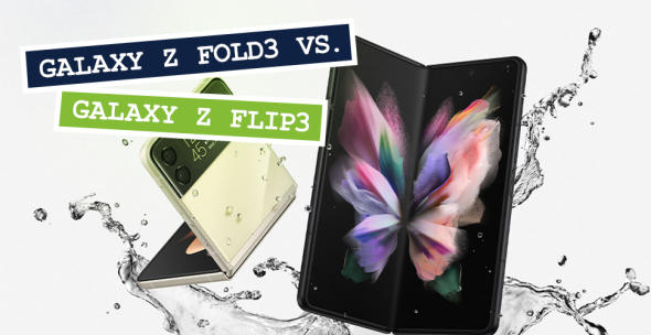 Das Samsung Galaxy Z Fold3 und das Samsung Galaxy Z Flip3