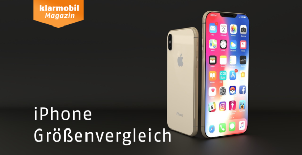 iPhones im Größenvergleich.