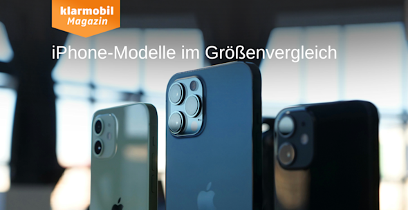 iPhones im Größenvergleich.