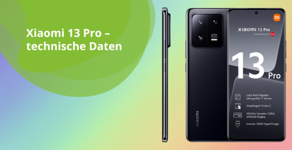 Das neue Xiaomi 13 Pro in Ceramic Black. 