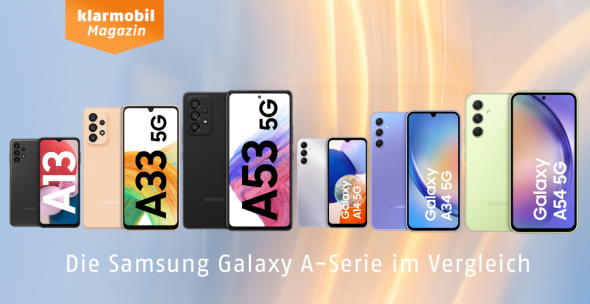 Samsung Galaxy A13, A33, A53 vs. A14, A34, A54 im Vergleich