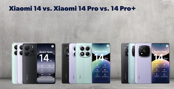 DR: Xiaomi Redmi Note 14 vs. 14 Pro vs. 14 Pro+_Headerbild Xiaomi Redmi Note 14 vs. 14 Pro vs. 14 Pro+_Headerbild