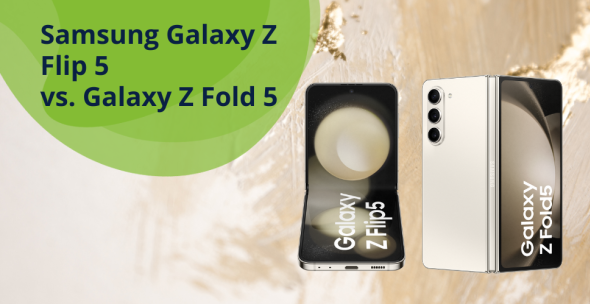 Vergleich: Samsung Galaxy Z Flip 5 vs. Samsung Galaxy Z Fold 5 