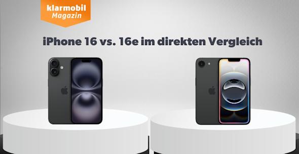 klarmobil headerbild iphone 16 vs 16e quelle iphone iphone 16 vs 16e