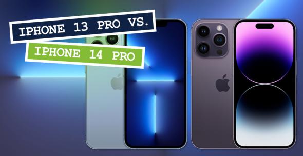 Das iPhone 13 Pro und iPhone 14 Pro.