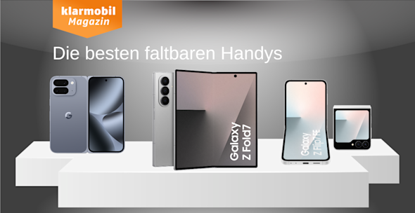 Headerbild beste faltbare Handys, Samsung Galaxy Z Fold7, Google Pixel 10 Pro Fold, Samsung Galaxy Z Flip7 FE