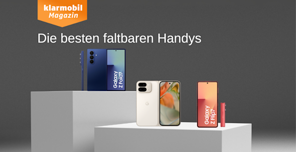 Headerbild beste faltbare Handys, Produktbilder Samsung Galaxy Z Fold7, Google Pixel 9 Pro Fold, Samsung Galaxy Z Flip7