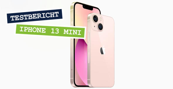 Zwei rosafarbene iPhones zum Größenvergleich nebeneinander