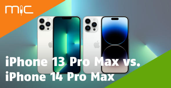 Das iPhone 13 Pro Max und das iPhone 14 Pro Max