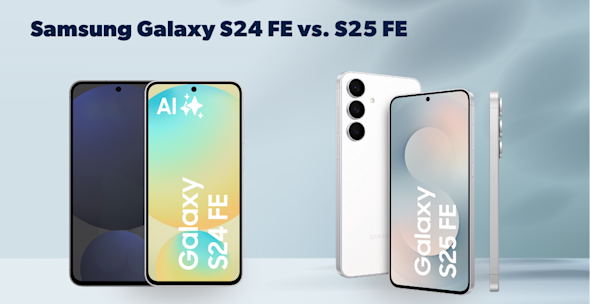Produktbilder Samsung Galaxy S24 FE und Galaxy S25 FE