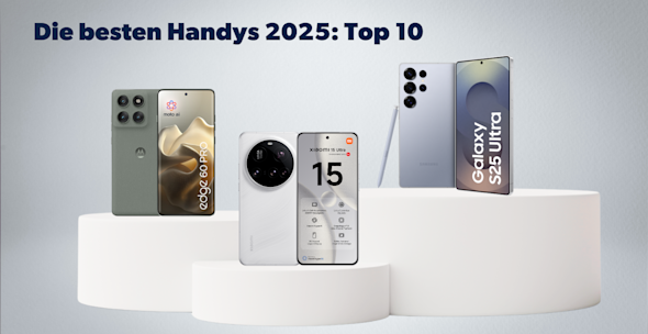 Produktbild Motorola edge 60 pro, Xiaomi 15 Ultra, Samsung Galaxy S25 Ultra Vorder- und Rückansicht
