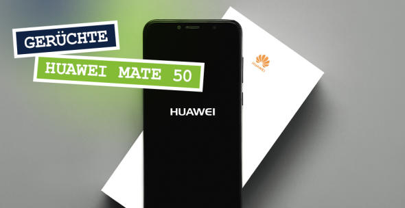 Ein Huawei-Smartphone und seine Verpackung