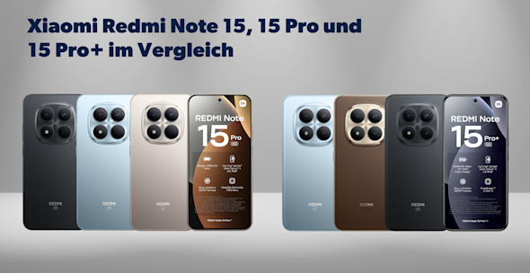 Xiaomi Redmi Note 15 vs. 15 Pro vs. 15 Pro Plus