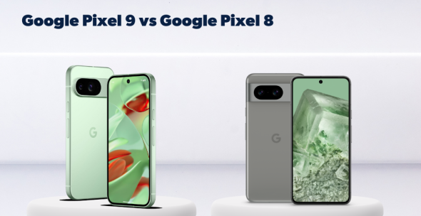 Google Pixel 9 vs. Pixel 8
