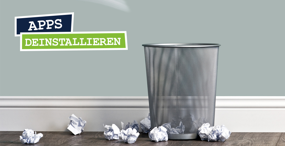 Papierkram mit zerknültem Papier