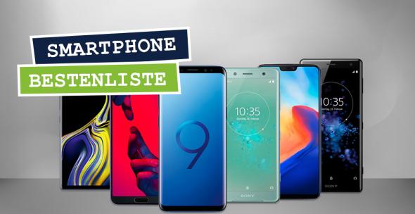 Die besten Smartphones 2018: Mit dabei natürlich Samsung, Huawei und Sony.