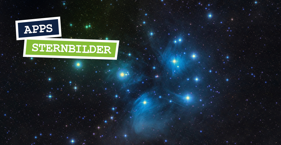 Der nächtliche Sternenhimmel mit einem Sternbild