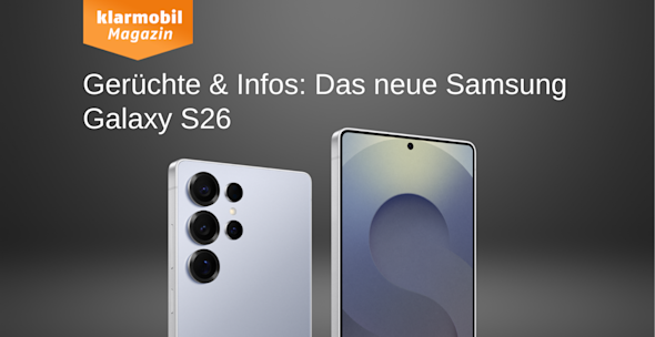 Produktbild Samsung Galaxy S26, Vorder- und Rückansicht