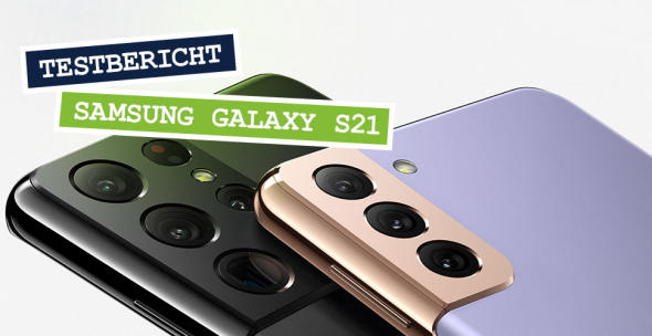 Das Samsung Galaxy S21 in der Rückansicht.
