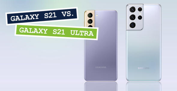 Das Samsung Galaxy S21 und das Samsung Galaxy S21 Ultra